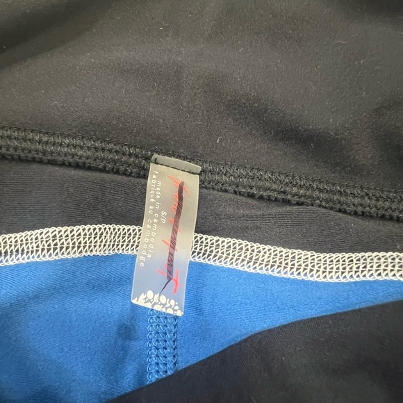 Free People Movement Dawn to Dusk Layering Leggings Blue Color block New Small - Picture 10 of 11